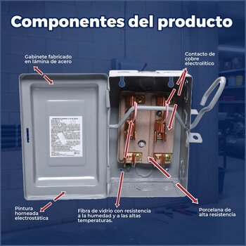 Interruptor Seguridad 2 Polos Igesa
