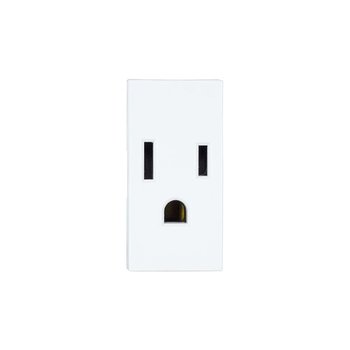 Contacto Sencillo Polarizado Modus Pro Blanco