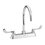 Llave Mezcladora Para Fregadero Helvex Flamingo Cromo HM-38