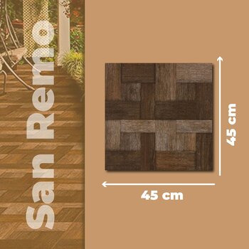 Piso San Remo Café Daltile 45x45 cm GSR1