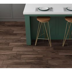Piso tiger wood Daltile 18x50 cm brown ZAL3