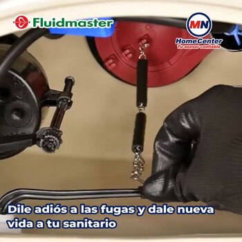Valvula de Descarga Sanitario 3" Sapo Ajustable WC 2 Pzas