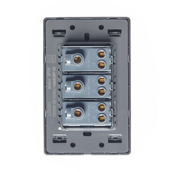 Placa 3 Contactos Sencillos marca Lucek modelo BP08MP