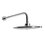 Regadera Redonda Multichorro 10 pulg Cromo Helvex H-3302