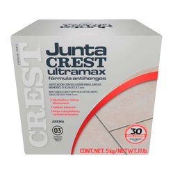 Boquilla Sin Arena 5 kg Crest Color Arena Juntacrest ultramax