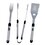 Juego 3 Piezas Inoxidables Para Asador Omaha Grills