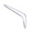 Ménsula Reforzada Handy Home Blanca 4 x 6 pulg