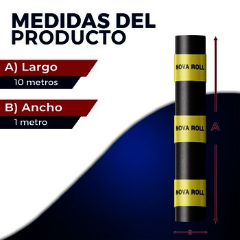 Imper Prefabricado SBS Novaroll 4.00 mm Fibra Poliéster