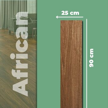 Piso African Walnut Natural Daltile 20 x 90 cm