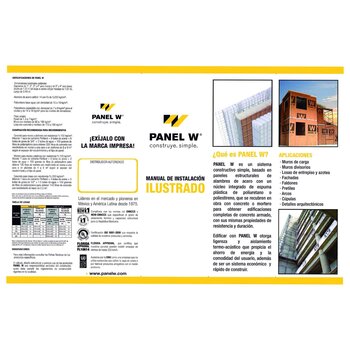 Panel W Losa Estructural Poliestireno 3 pulg