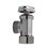 Llave Angular Cromada 013 x 013 mm ½ x ½ Rugo