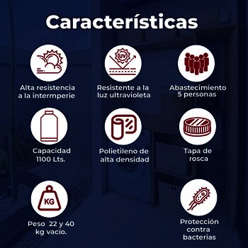 Tinaco Multicapa Beige Resistec Rotoplas 1100 L