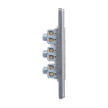 Placa 3 Contactos Sencillos marca Lucek modelo BP08MP