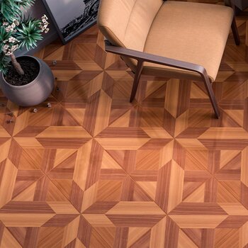 Piso Tipo Geométrico Cánova Castaño Daltile Optima 37x 37cm ZCV6