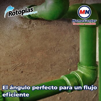 Codo Tuboplus 2½ pulgada x 45 Para Tubería Hidráulica Rotoplas
