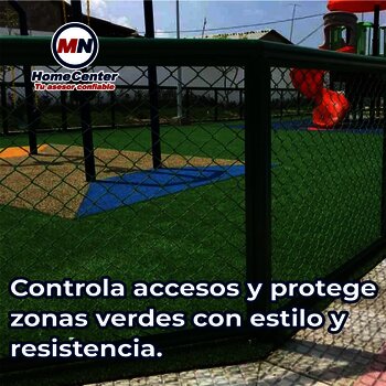 Malla Ciclónica Forrada DeAcero 1.50 x 20 M Calibre 12.5