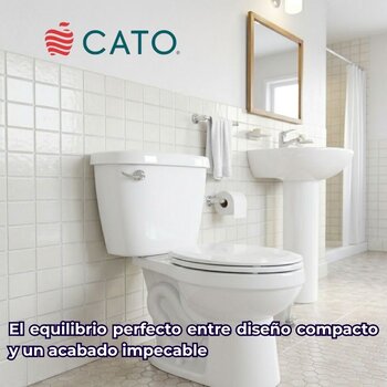 Tanque Aguazul Cato Para Inodoro Blanco 4.8 lpd