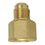 Niple Campana Bronce gas 5/16 x 1/2 pulg