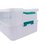 Caja con Clip Doble Espacio Plástica 36X27X19cm Transparente