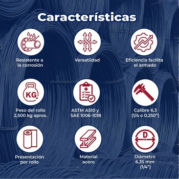 Alambrón Para Construcción Deacero ¼ pulg (Precio por Kilo)