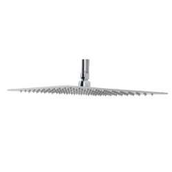 Regadera Cuadrada 16 x 16 pulg Chorro Fijo Cromo H-3013