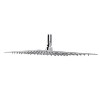 Regadera Cuadrada 16 x 16 pulg Chorro Fijo Cromo H-3013