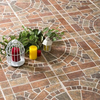 Piso Cerámico Geométrico Rioja Multicolor Daltile 45x45 cm GRJ1