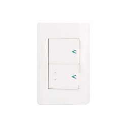 Placa 2 Apagador Sencillo Lucek Blanco BA023B