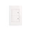 Placa 2 Apagador Sencillo Lucek Blanco BA023B