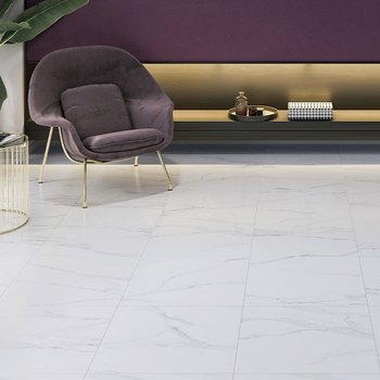 Piso Zermatt White Daltile Rectificado 60x60 cm ZZT2R