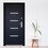 Puerta de Alta Seguridad Derecha 95x213 cm Negra
