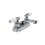 Llave Mezcladora para Lavabo 4” cierre 90° Rugo Maneral Piruli