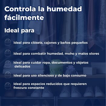 Mini Deshumidificador Humydry Aroma Manzana Para la Humedad