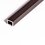 Uniperfil listelo 8 mm x 2.5 ml cobre brillo