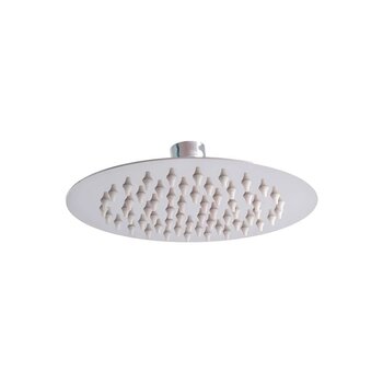 Regadera Sin Brazo Redonda Rugo Ultra Delgada 6X6" Acero Inox