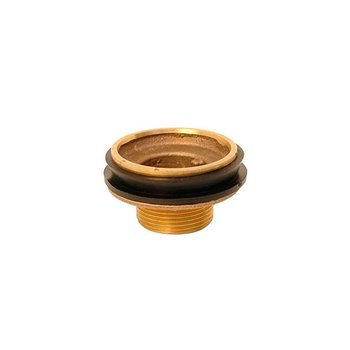 Contra Spud Bronce Sanitario 1½ Rugo