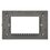Placa Ciega Lucek Flat Negro