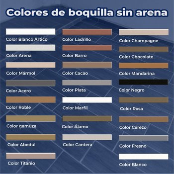 Boquilla sin arena 5 kg Crest color plata Juntacrest ultramax