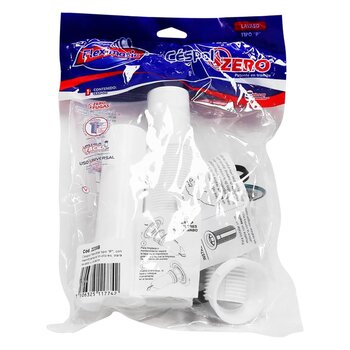 CESPOL LAVABO FLEXIBLE TIPO P C/MEMBRANA ANTI-OLORES