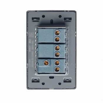 Placa 3 Apagador Lucek BP033MA