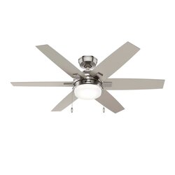 Ventilador Apex Hunter II 52 Pulgadas Niquel Cepillado