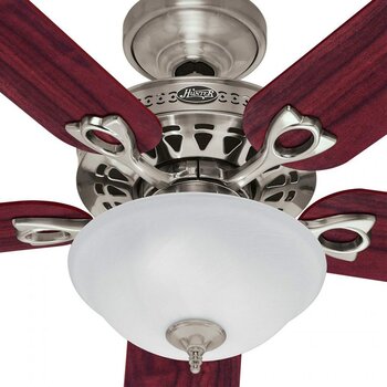 Ventilador de Cielo Hunter Astoria Níquel Cepillado 52 pulg