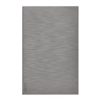 Placa Ciega Lucek Flat Plata