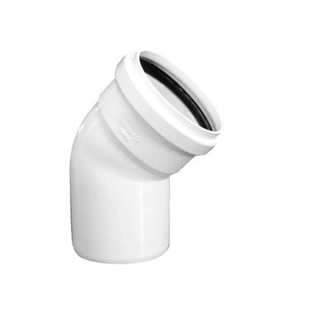 Codo PVC Hidráulico Anger 45 x 4 100 mm Sistema Ingles