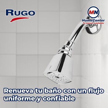 Regadera de 2 1/4” con Brazo y Chapetón Rugo Florencia Cromo
