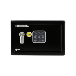 Caja Fuerte de seguridad Yale Negra 20x31x20 cm