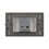 Contacto Placa de 1 Apagador Sencillo Lucek Flat Negro