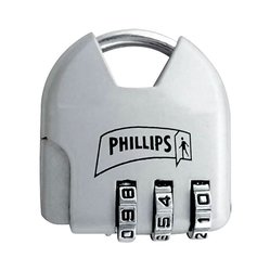 Candado Combinación Ajustable 4 Phillips