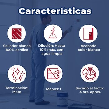 Sellador Vinílico Entinable Sherwin Williams 19 L