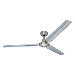 Ventilador De Techo Industrial Hunter Níquel Cepillado 56"